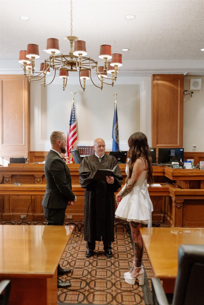 An elopement at the douglas county courthouse