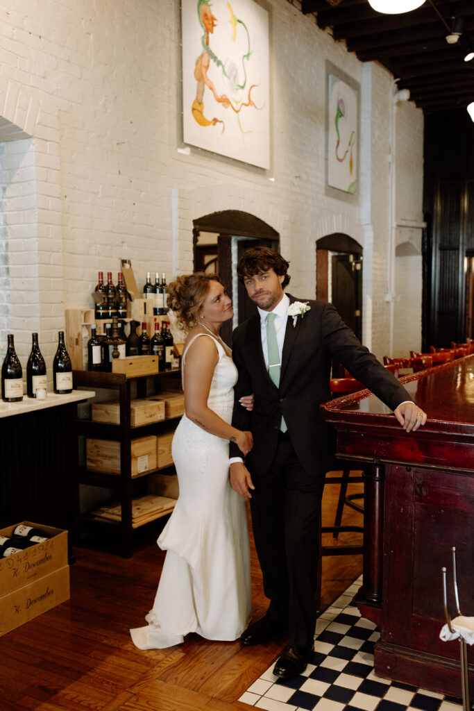 micro wedding reception at downtown Omaha restaurant 