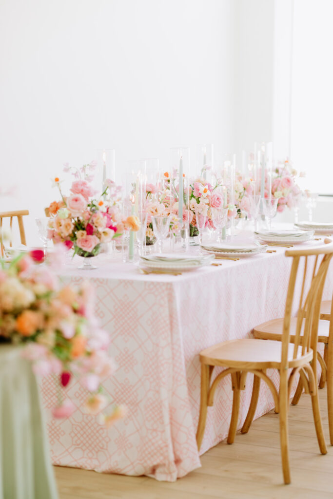 Omaha Studio Micro Wedding Reception Set up